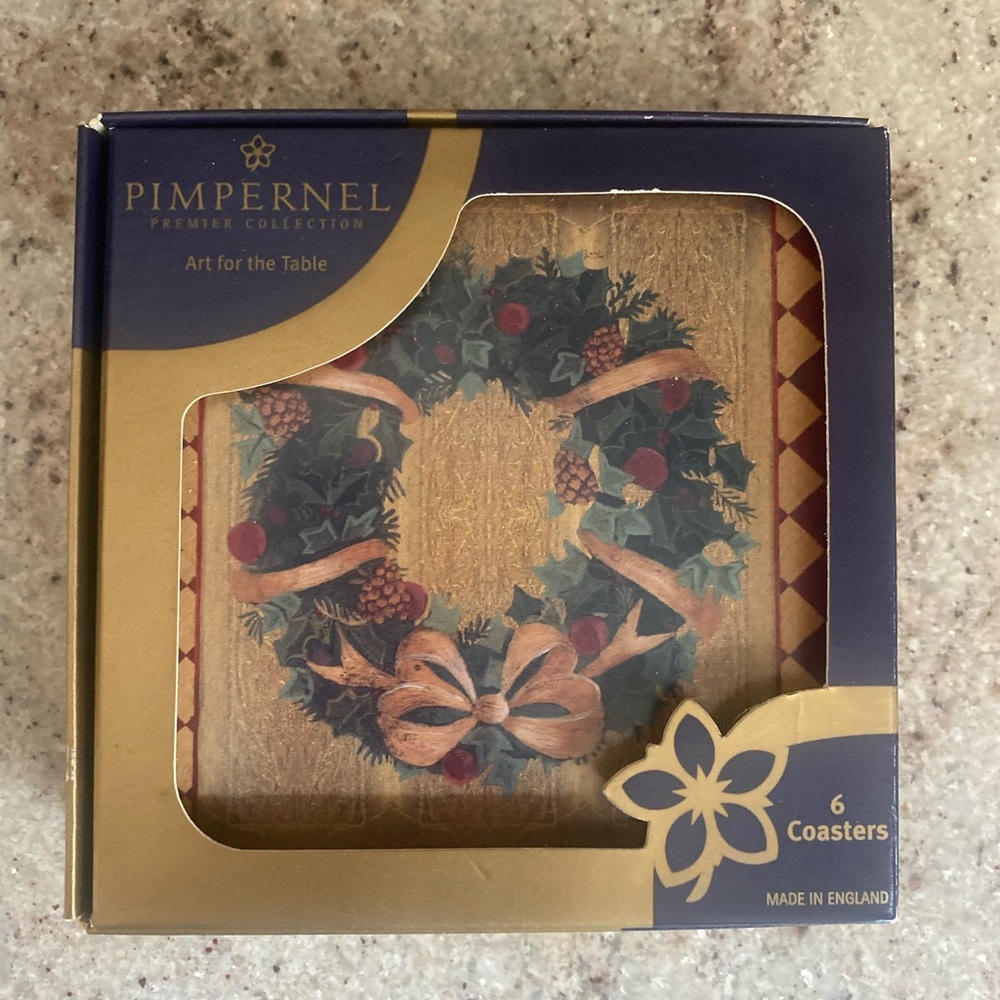 5* christmas coasters